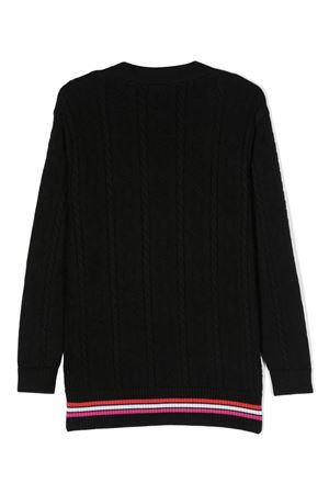 black cotton cardigan  EMILIO PUCCI KIDS | PT9A40X0006930